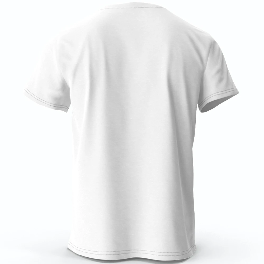 Men's Summer Essential 100% Cotton Printed T-Shirt, Soft & Breathable Round Neck Short Sleeve Tee, Unisex Casual Wear - Image 2