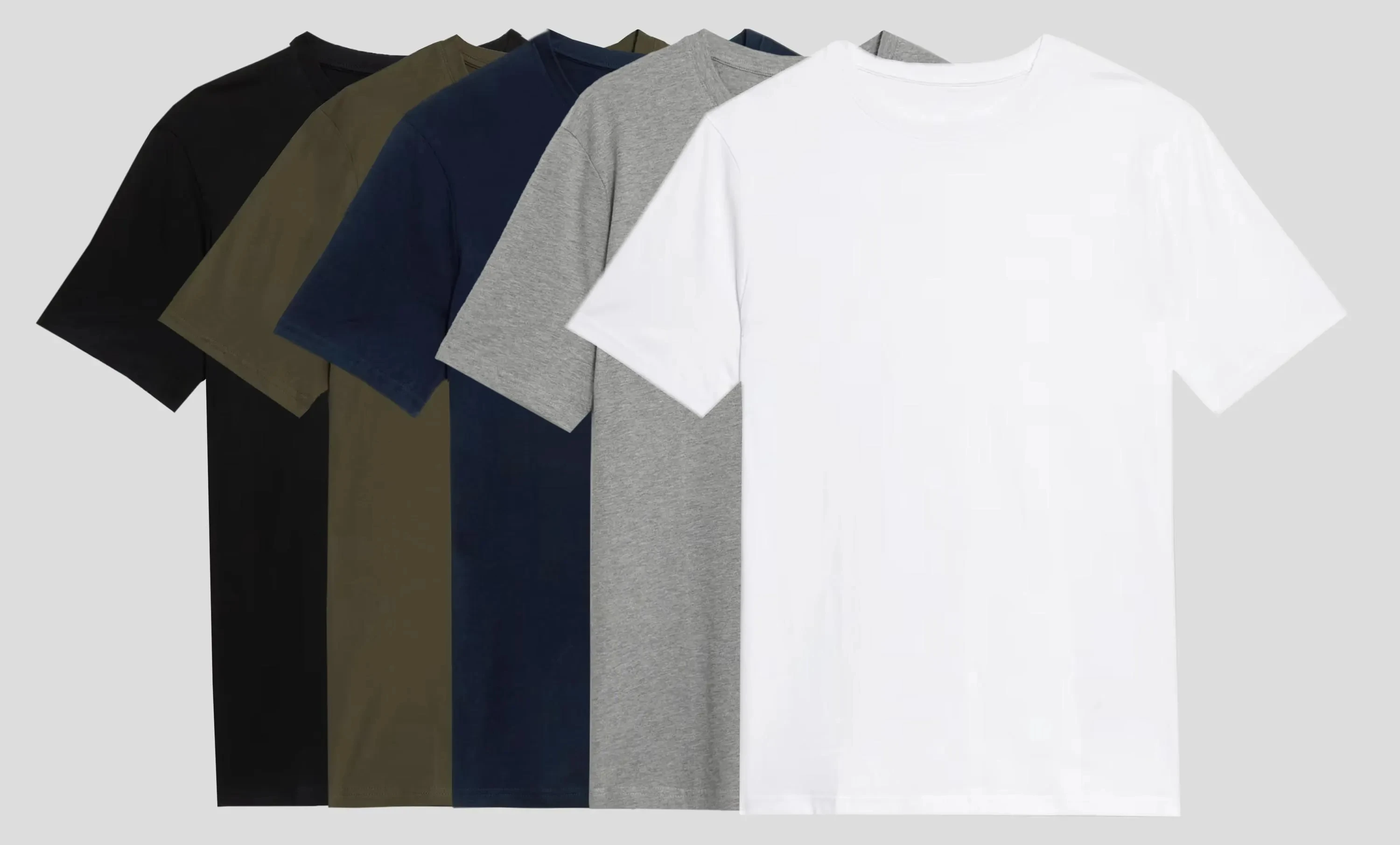 Premium Quality Organic 100% Cotton Mens Solid T-shirts Regular Cotton Men's T-Shirt Solid Color Casual Crew Neck Unisex Summer